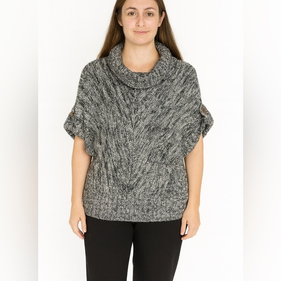 Plant gold Sleeveless Turtleneck Sweater, Size S - Picture 10 of 10